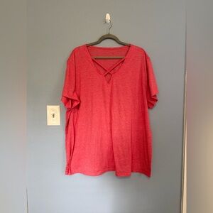 Hot pink Tunic / Tshirt plus size 3x